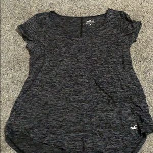 Hollister black and grey shirt